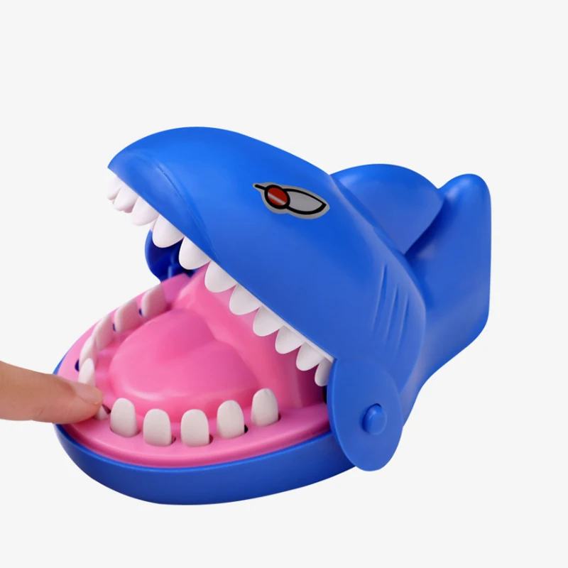 

Hot Sale Children Funny Bite Finger Toy Parent-child Interactive Game Cartoon Baby Shark Mouth Biting Finger Toys As Kids Gift