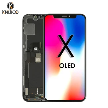 

For iPhone XR LCD 3D Touch Digitizer Assembly No Dead Pixel OLED Soft Screen Replacement Display For iPhone X XS Max with Gift