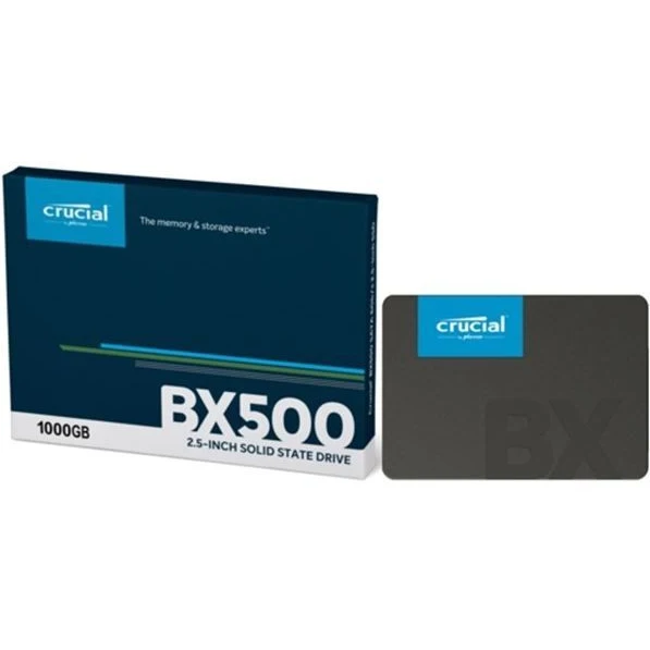 Твердотельный накопитель Crucial BX500 CT1000BX500SSD1 SSD 2.5&quot 1.0Tb SATA III чтение: 540 Мб/сек запись: