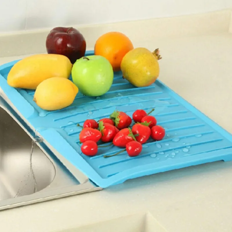 Кухонные овощи фрукты органайзер для хранения сушилка для раковины сушилка для тарелок корзина 46X16,5X8 см 4 цвета на выбор