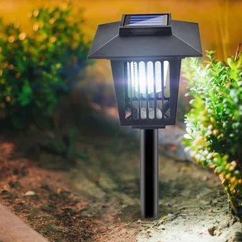 

Waterproof Solar Mosquito Killer LED Lamp Garden Lawn Pest Insect Zapper Light for Household Outdoor Courtyard Ornament