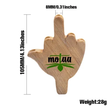 

Wood Cigarette Rolling Cone Holder Durable Wood Five Fingers Shaped Cigarette Holder Wood Smoking Pipe