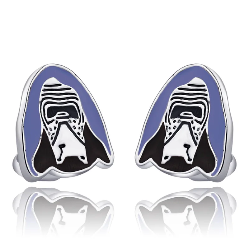 Star Wars Cuff Links Buttons Falcon Darth Vader Letter Tie Clips Alloy Shirt Cufflinks Men Jewelry Gift - Окраска металла: 10