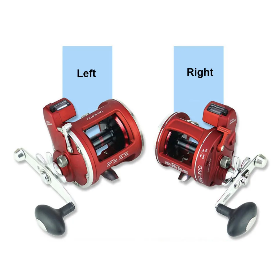 12BB высокоскоростная Рыболовная катушка ACL 30/50D 3,8: 1/5. 2:1 электрическая глубина подсчета левой/правой руки мультипликатор тела литой барабан