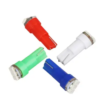 

Odometer Car Light Gauge Dashboard Light T5 5mm X 18mm 40pc/Set Wedge LED
