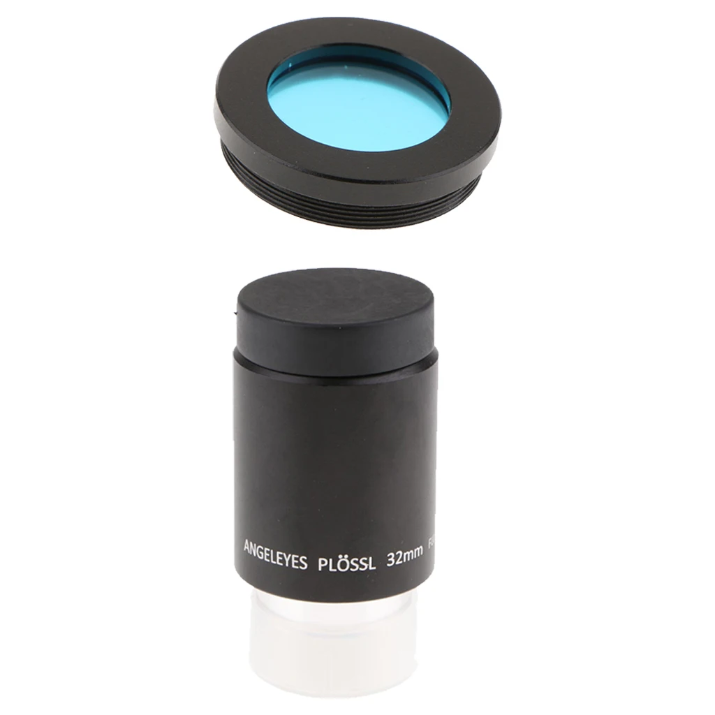 Plossl 1.25inch 32Millimeter Eyepiece Set with Color Filter Blue Universal