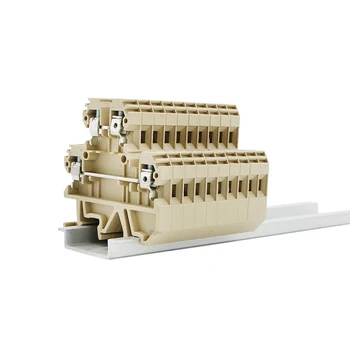 

Wire Conductor 10Pcs DK-4Q/35 Weidmuller Connector Feed Through Double Tier Terminal Block Multi Conductor DK4Q/35