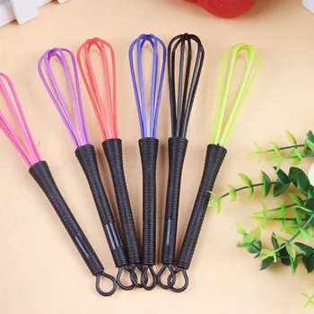 

Hot Sale Professional Random Color Plastic Salon Hairdressing Promotional Dye Cream Whisk Hair Mixer Barber Stirrer Hair Styling