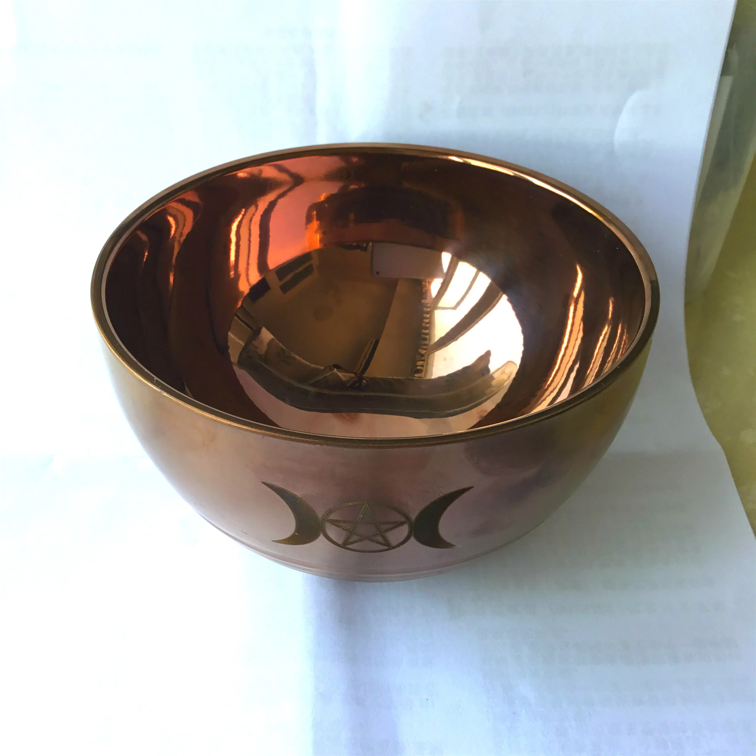 Изысканная Wicca чаша для церемонии Таро пентаграмма нержавеющая сталь