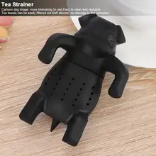 Силиконовое свободное инфузионное чайное ситечко с рисунком собаки из мультфильма