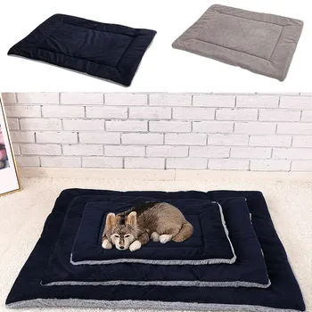 

Winter Pet Lounger Cushion Pet mats Soft Puppy Sleep Bed Kennel Warm Thick Blanket Matress For Small Medium Large Dogs Bed