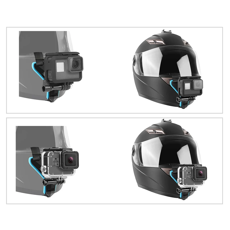 Мотоциклетный шлем передний подбородок кронштейн держатель штатив крепление для GoPro Hero 8 7 5 черный Xiaomi Go Pro Hero 7