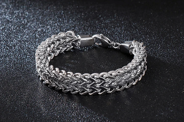 12 мм, толстая цепочка, золотой, черный, нержавеющая сталь, браслет для мужчин с застежкой-лобстером, трендовые мужские браслеты,, ювелирные изделия дружбы для мужчин