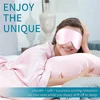 100% Natural Silk 19 Mulberry Sleeping Eye Patch with Adjustable Strap Eye Mask for Sleep Blocks Light Eye Shade Cover Blindfold 2