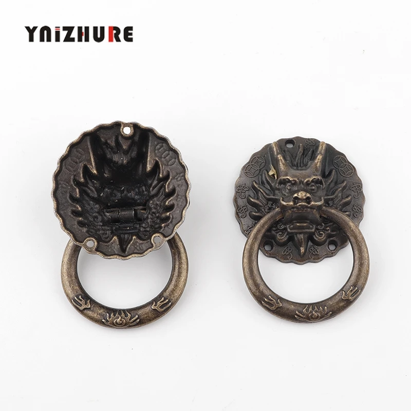 2PCS-32-47mm-Vintage-Dragon-Head-Furniture-Door-Pull-Handle-Zinc-Alloy-Cabinet-Dresser-Drawer-Knobs (2)