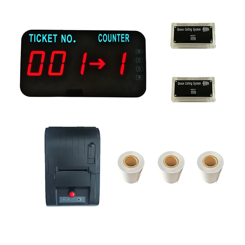 433-92mhz-Waiting-Room-Number-System-Queue-Management-System-Thermal ...