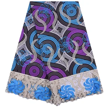 

African Wax Cord Lace Fabrics High Quality With Stones French Wax Lace Fabrics Nigerian Tulle Lace Fabrics For Party Dress 1295