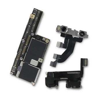 

For iPhone X Motherboard With / Without Face ID , Original unlock For iPhone X Logic Board Mainboard, camera , os support