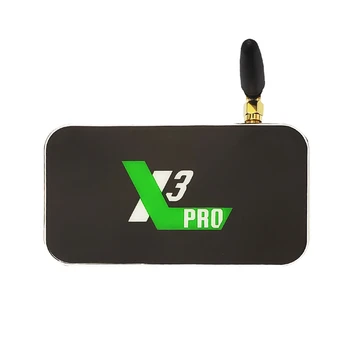 

X3 PRO Amlogic S905X3 TV BOX Android 9.0 TV Box Set Top Box 2.4G/5G WiFi 1000M 4K (EU PLUG,4+32G)