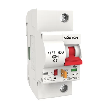 

1P WiFi Intelligent Circuit Breaker with Energy Monitoring and Meter Function Works with Alexa and Google Home Circuit Breaker