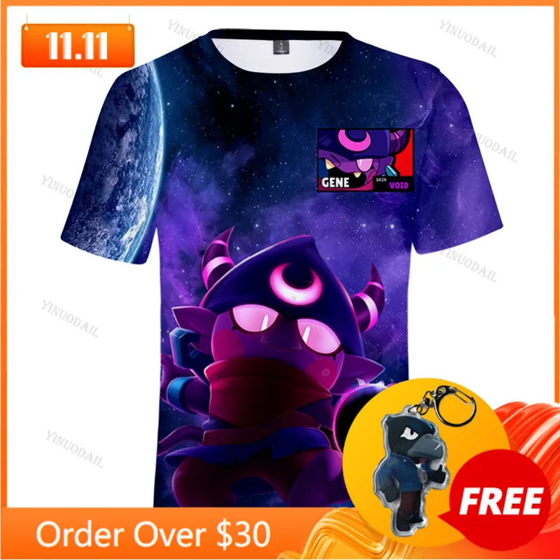 

Crow Shooter Kids T-shirt Leon Shooting Game Spike 3D Print Shirts Tops Boys Girls Browlings Cartoon Star Tops Teen Clothes