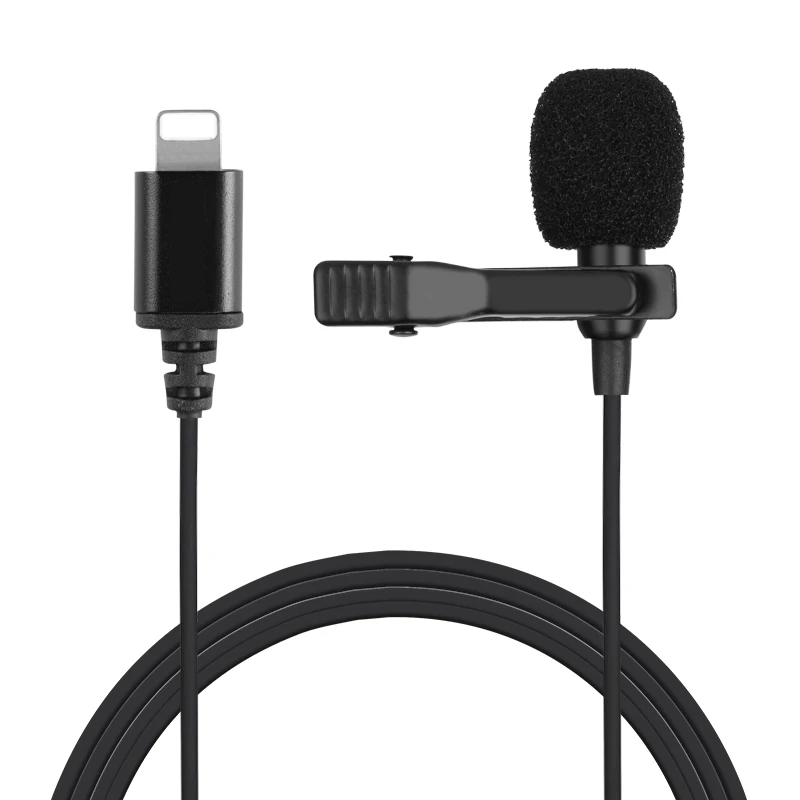 

Professional Grade Lavalier Lapel Microphone with Clip for iPhone/Recording/Interview/Video Conference/Podcast/Voice Dictation/A