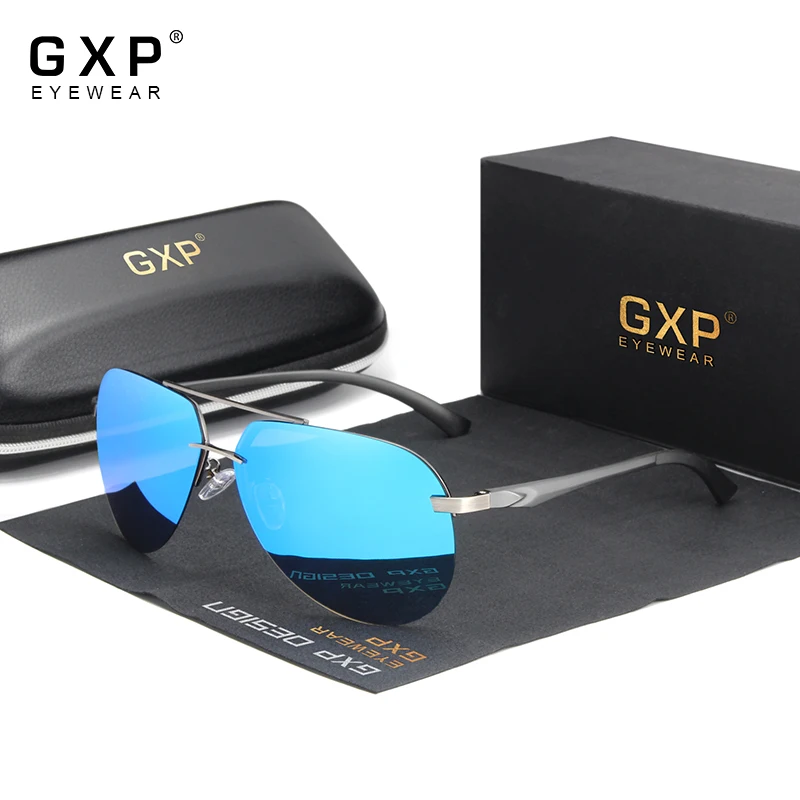 GXP поляризованные солнцезащитные очки из алюминиево магниевого сплава без