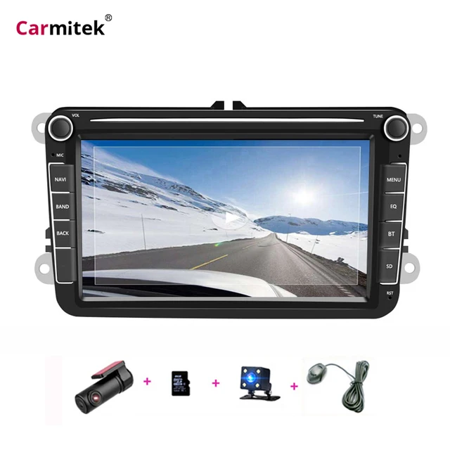 $US $93.15 2 Din Car Radio GPS Navigation multimedia For VW POLO PASSAT B5 B6 Golf 5 Octavia SEAT LEON Tiguan 