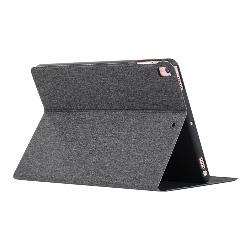 For Apple ipad 10.2 case linen grain PU leather Stand Protective TPU Cover for ipad air 3/ipad Air 10.5 2019/ipad pro 10.5 capa