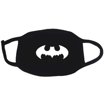 

Super man Bat man Comic Hero Anime Mouth Face Mask Dustproof Breathable Women Men Cotton Riding Mask Fashion Accessories