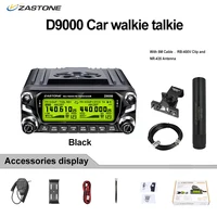 New ZASTONE D9000 50W Car Walkie Talkie Autoradio Dual Band Car Radio With Screen Mobile Two Way Radio Split Panel 1