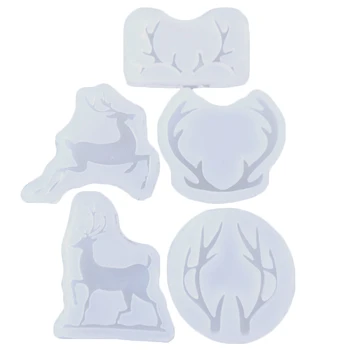 

Elk Antler Crystal Epoxy Glue Ab Gel Silicone Mold Diy Mobile Phone Jewelry Pendant Mirror