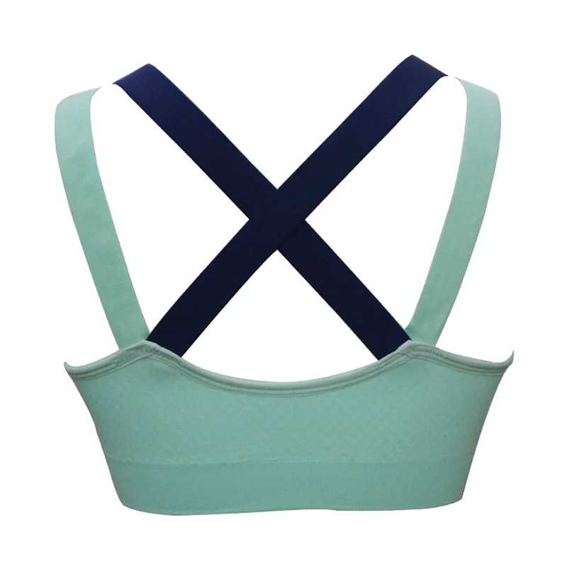 

Women Sports Bra Gym Breathable Shockproof Padded Crop Top Backcross Running Yoga Workout Bra Underwear Fitness Sport Clothes