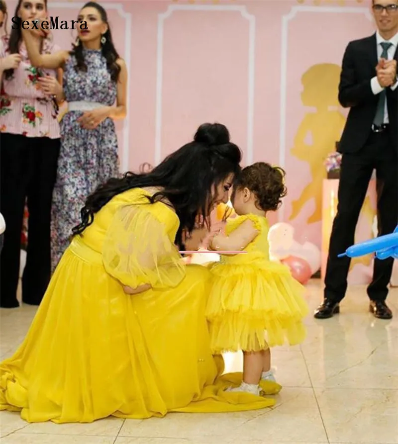 yellow dress for birthday party