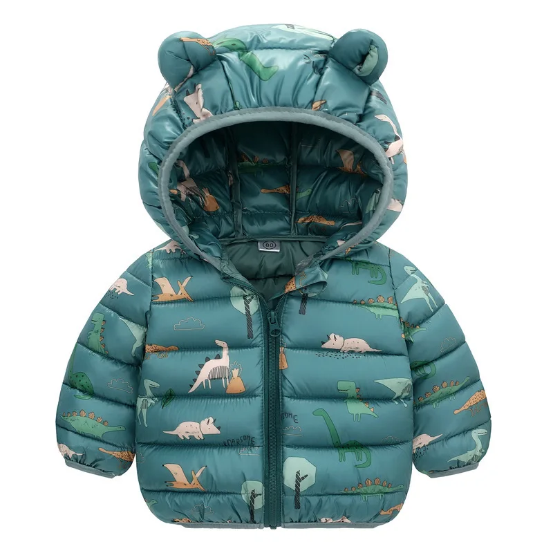 Winter Autumn Baby Boys Girls Unicorn Jacket Coat Toddler Kids Cotton-Padded Outerwear Infant Parka Infant Snow Wear Clothing