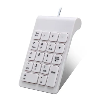 

Bluetooth game keyboard Portable 18 Keys USB Wired Mini Digital Keyboard Number Numeric Keypad for Accounting Desktop Laptop