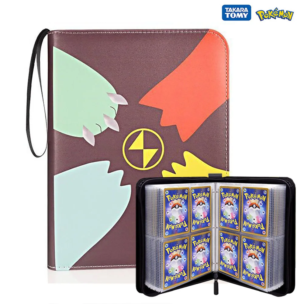 400PCS Pokemon Cards Album Book Cartoon Anime Game Card EX GX Collectors Folder Holder