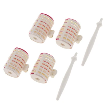 

4x Salon Hairdressing Curlers/DIY Hair Clamp Curler/Hair Roller Curler Clips