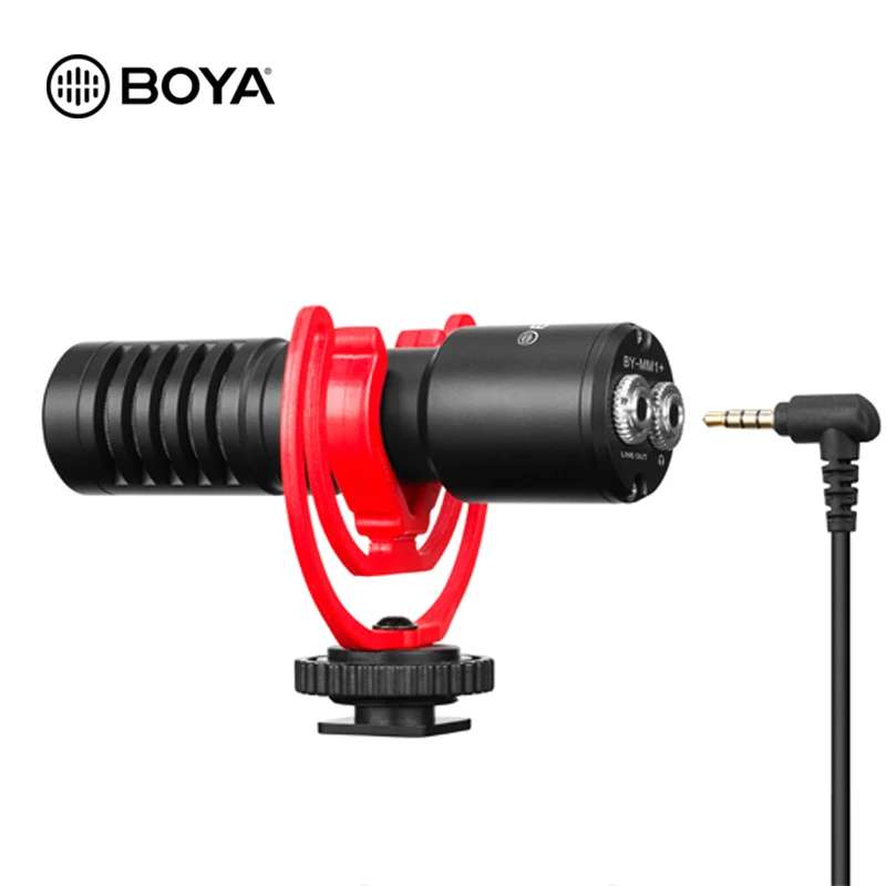 Микрофон Boya BY MM1 + микрофон суперкардиоидный конденсаторный дробовик студийный
