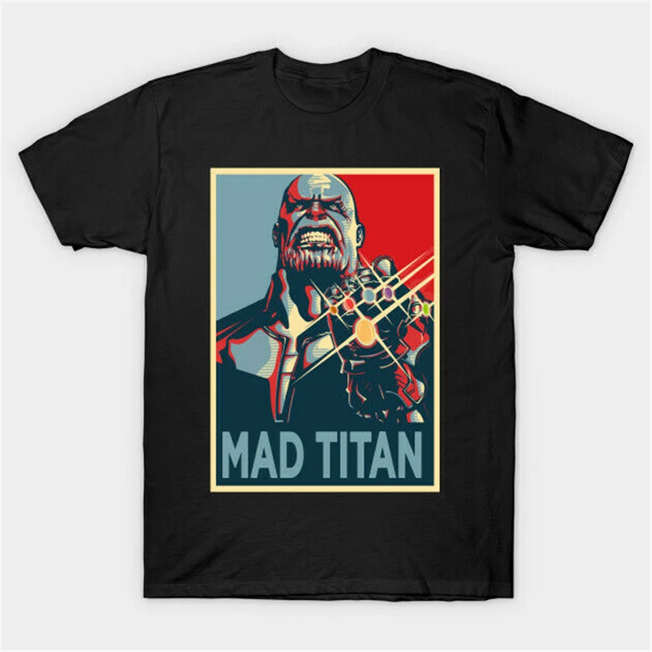 Mad Titan Thanos Мужская футболка Юмористическая | одежда