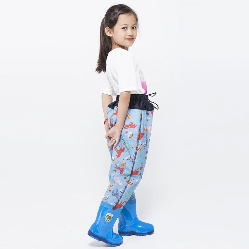 Children's Waterproof Fishing Boots, Jumpsuit for Fishing, Kids Wading Boots, Trousers, Wading Shoes