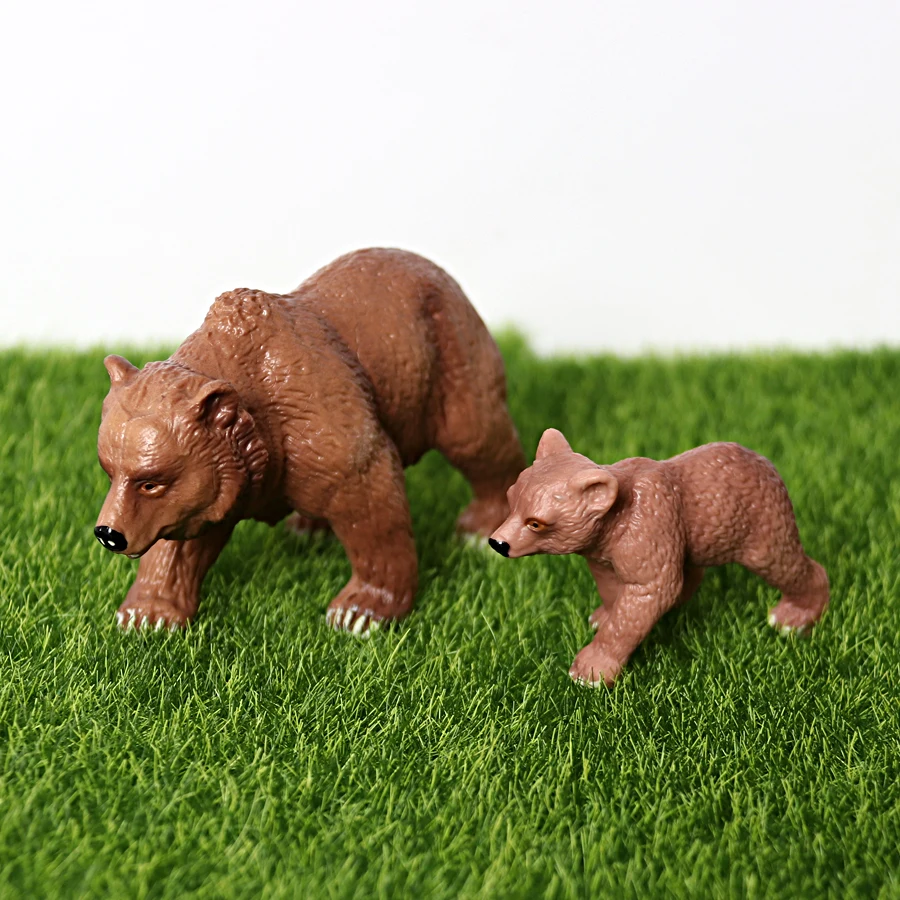 80's Plastic Grizzly Figure / ベアー くま 80's Plastic