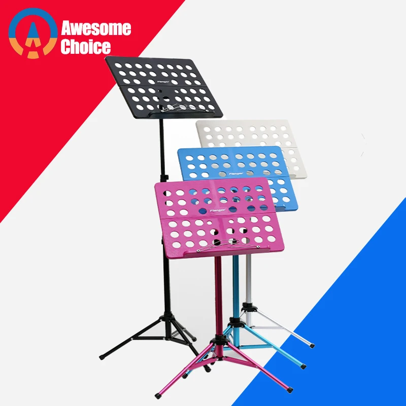 

Adjustable Height Sheet Music Tripod Stand Holder for Violin Piano Guitar Instrument Lightweight high quality 5 colors