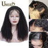 360 Lace Frontal Wig Mongolian Afro Kinky Curly Remy Hair 13x4 Lace Front Human Hair Wigs 180% Density Prepluck Natural Hairline ► Photo 3/6