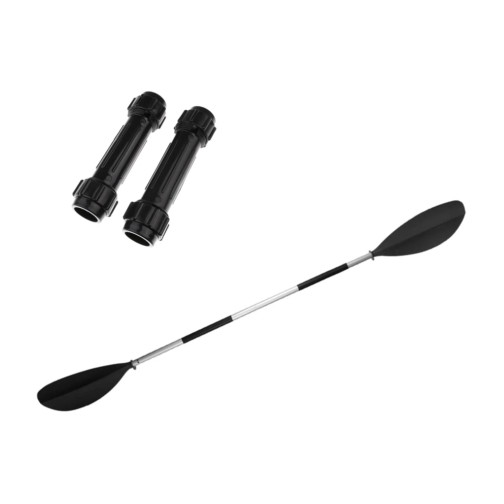 220cm Aluminum Boat Oars Double-ended Kayak Paddles Raft Canoe with Connectors