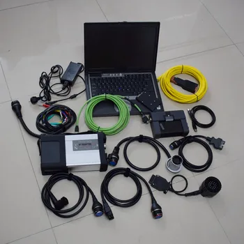 

For Bmw Icom A2 and MB star C5 V06.2020 software 2 in 1TB SSD/HDD installed well on Used laptop Computer D630 Auto Diagnostic