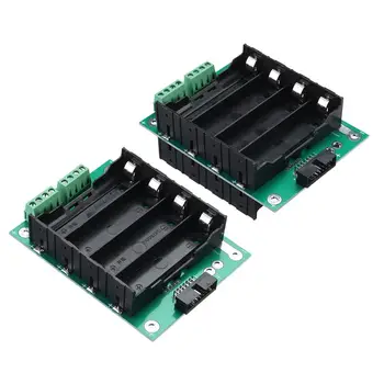 

4S1P / 4S2P 16.8V DIY Solder-Free 4-String 18650 Lithium Battery Management System BMS Battery Box