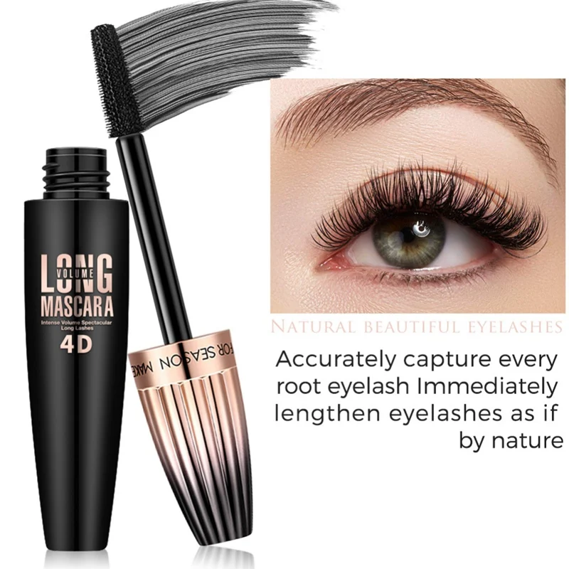 4d beauty Mascara Водостойкая тушь для ресниц с защитой от пятен