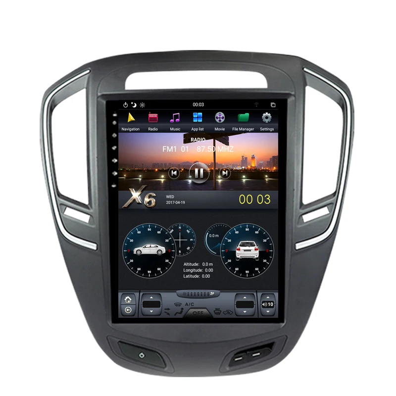 NAVITOPIA 10.4inch 4G+64GB Tesla Style Vertical Screen Android 8.1 Car DVD GPS Navigation for Buick Regal