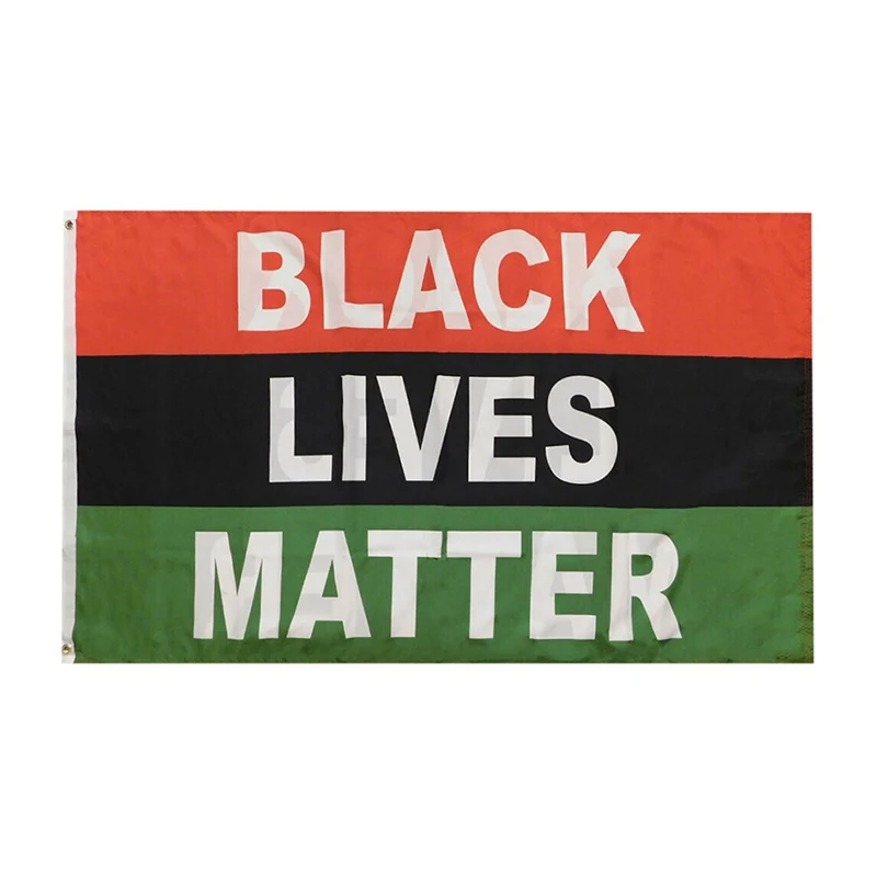 

Morning Black Lives Matter flag 90X150cm single sided printed polyester grommets flag and banner
